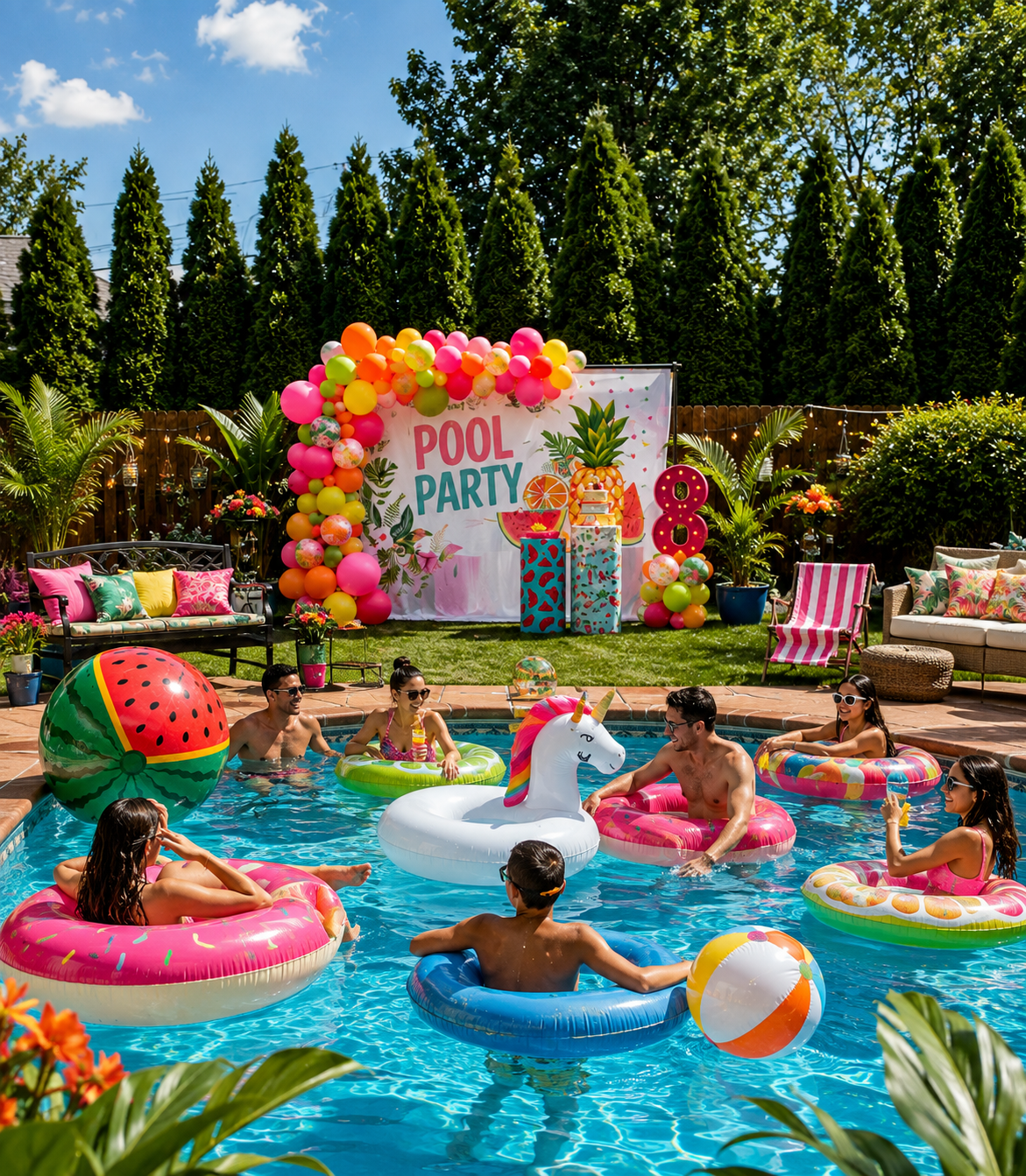 Tropical Pool Party
