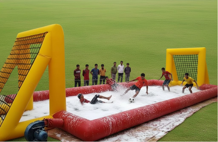 SLIPPERY FOOTBALL