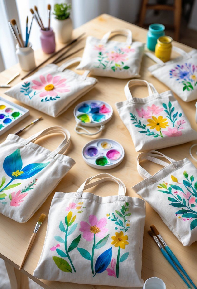 Custom Tote Bag Painting