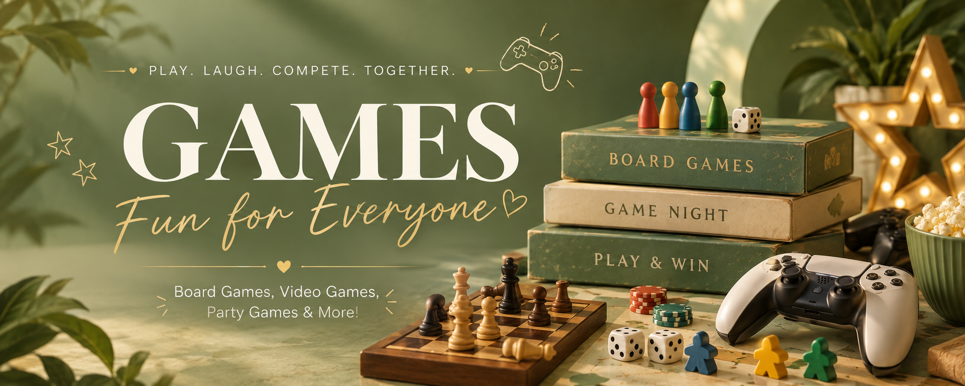 Birthday Games and Entertainment Hero Section