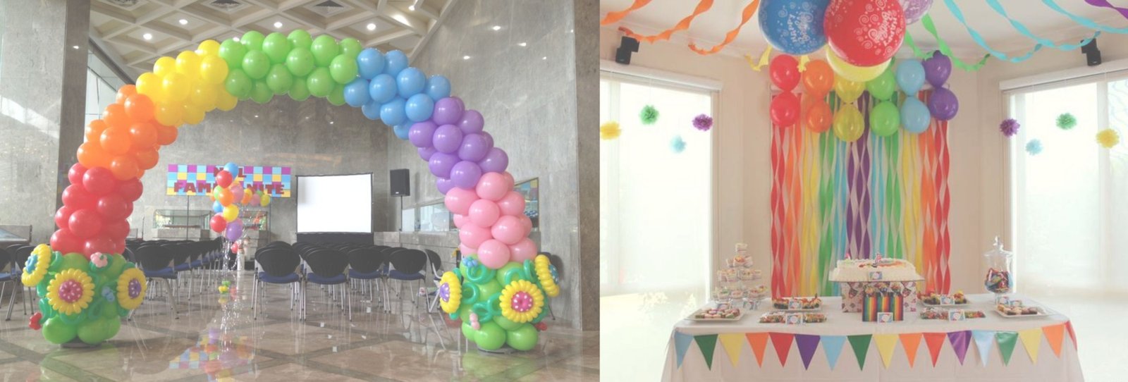 
Rainbow theme Decoration for Birthday